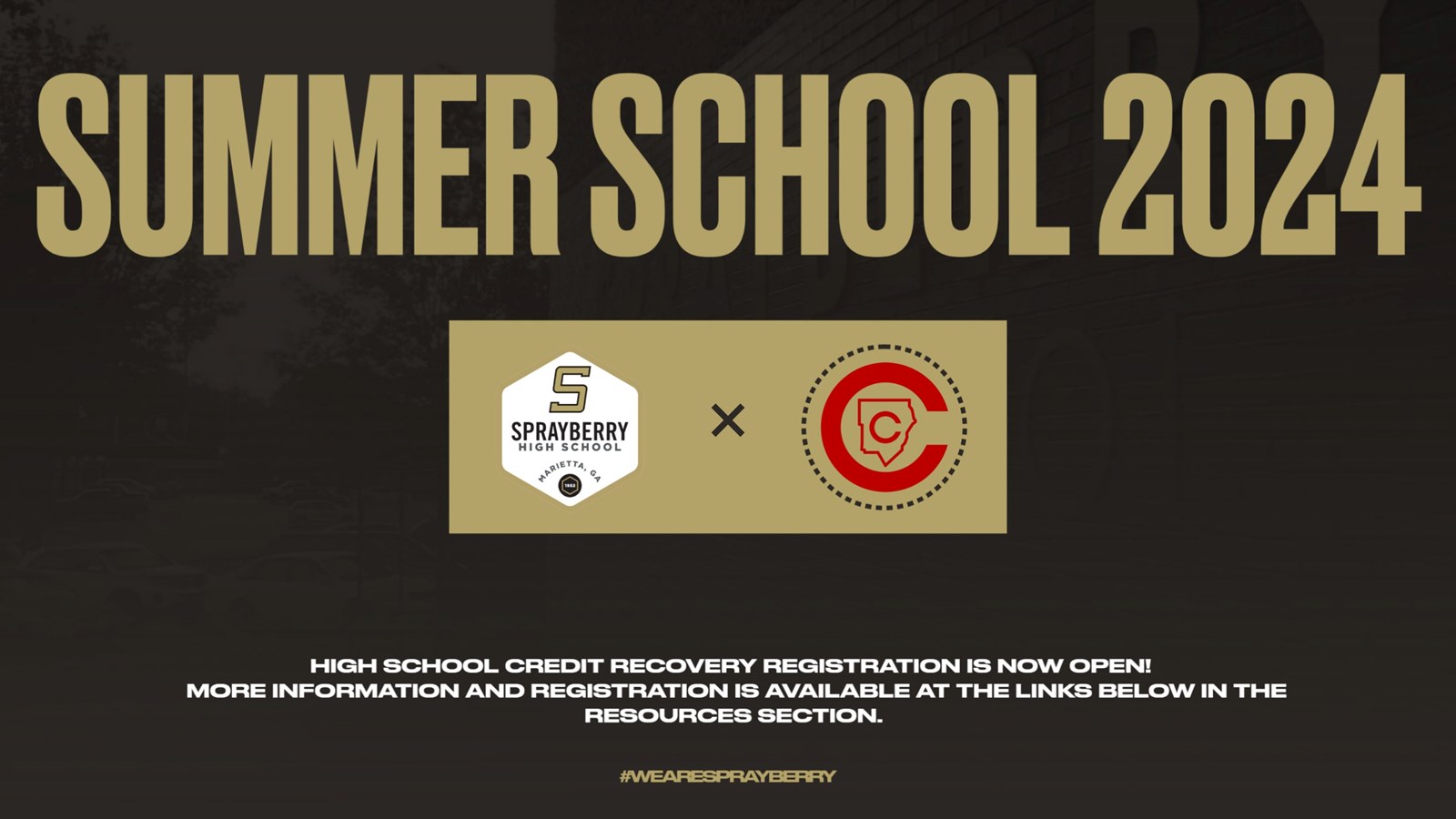 2024 High School Credit Recovery Summer School
